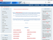 Tablet Screenshot of directory.capitaldatarecovery.com