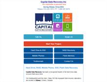 Tablet Screenshot of capitaldatarecovery.com